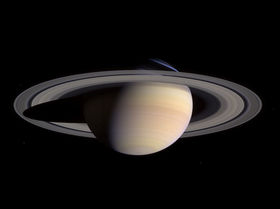 The planet Saturn