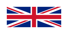 Union Flag with thick white border comprising about half of the area of the flag.