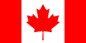 Vertical triband (red, white, red) with a red maple leaf in the centre