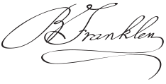 File:Benjamin Franklin Signature.svg