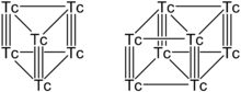 Skeletal formula of technetium hydride described in the text.