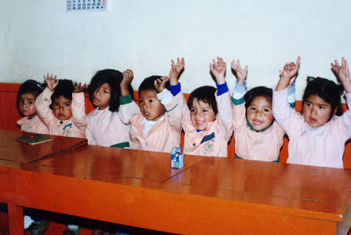 sponsor a child in Bolivia