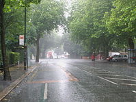 Alta Chorlton Road en el rain.JPG verano