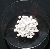 A sample of caustic potash