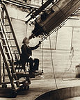 Percival Lowell observación de Venus desde el Observatorio Lowell en 1914.jpg