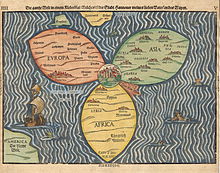 Bunting trébol mapa hoja, 1581