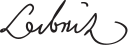 Leibnitz signature.svg