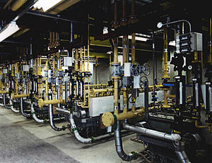 A machine room