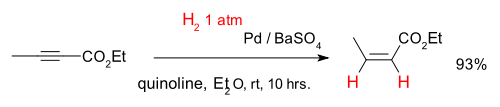 Acetato de síntesis isocrotonate de acetato de 2-butynoate hidrogenación