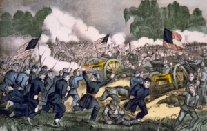 Batalla de Gettysburg, por curtidor y Ives.png