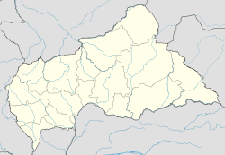 Bangui se encuentra en la República Centroafricana