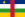 Bandera de la: Republica Centroafricana