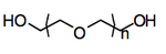 Estructura química de polietilenglicol