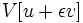 V [u + \ epsilon v]