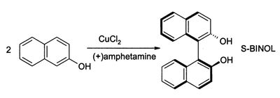 Couplage de b??ta-naphtol utilisant CuCl2.