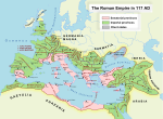 L'Empire romain ?? son apog??e, ?? la mort de Trajan (117 AD)