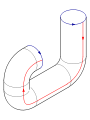 Klein 4.svg Bouteille pliante