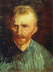 La peinture de portrait impressionniste d'un homme avec une barbe rouge qui ressemble ?? Kirk Douglas