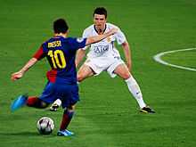 Messi en finale de Ligue des champions 2009