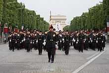 Photo du défilé du 14 juillet 2010.