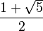 \frac{1+\sqrt5}2