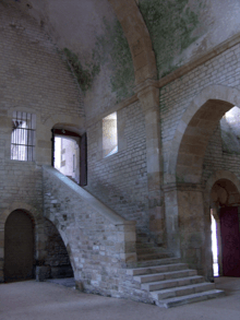  Escalier menant de la chapelle au dortoir