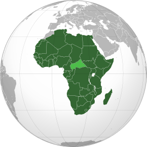 Description de l'image African Union (orthographic projection).svg.