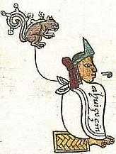 Ahuitzotl dans le Codex Mendoza.