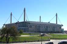 Vue extérieure de l'Alamodome