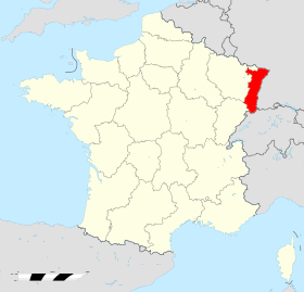 Localisation de Alsace
