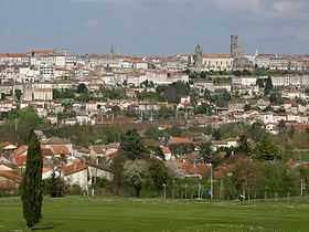 Angoulême vue du golf de l'Hirondelle