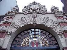 La porte Anietenkapel de l'université d'Amsterdam