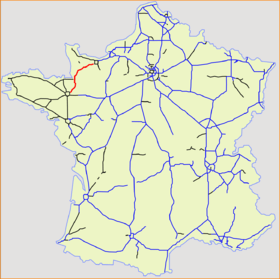 Carte de la route.