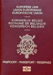 Photo d'un passeport belge.