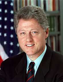 Portrait de Bill Clinton, 1993.