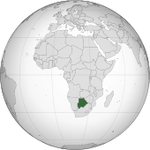 Description de l'image Botswana (orthographic projection).svg.