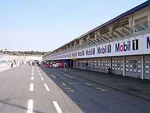 Les stands vides du circuit d'Hockenheim.