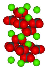 Calcite, unité cellulaire