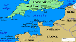 Carte de la Manche.