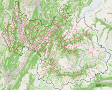 Carte des communes de la Savoie