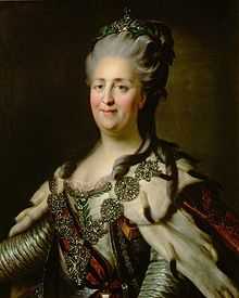 Catherine II la Grande dans les années 1780.