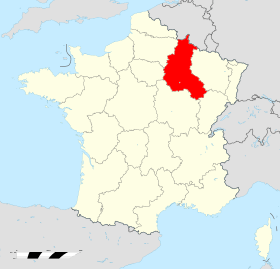 Localisation de Champagne-Ardenne