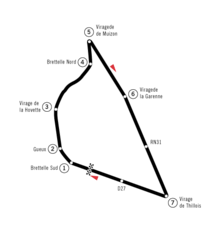 Illustration du circuit de Reims-Gueux.