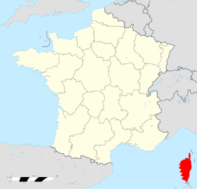 Localisation de Corse