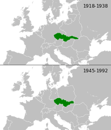 Description de l'image Czechoslovakia location map.svg.