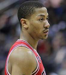 Derrick Rose en février 2011