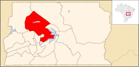 Localisation de Brasília sur une carte