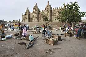 Marché et Grande mosquée, Djenné