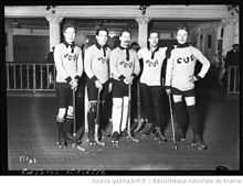 Photographie en noir et blanc du Sporting Club Universitaire de France