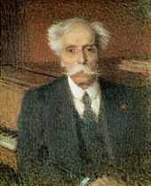 Portrait de Gabriel Fauré vers 1900, peint par Ernest Laurent